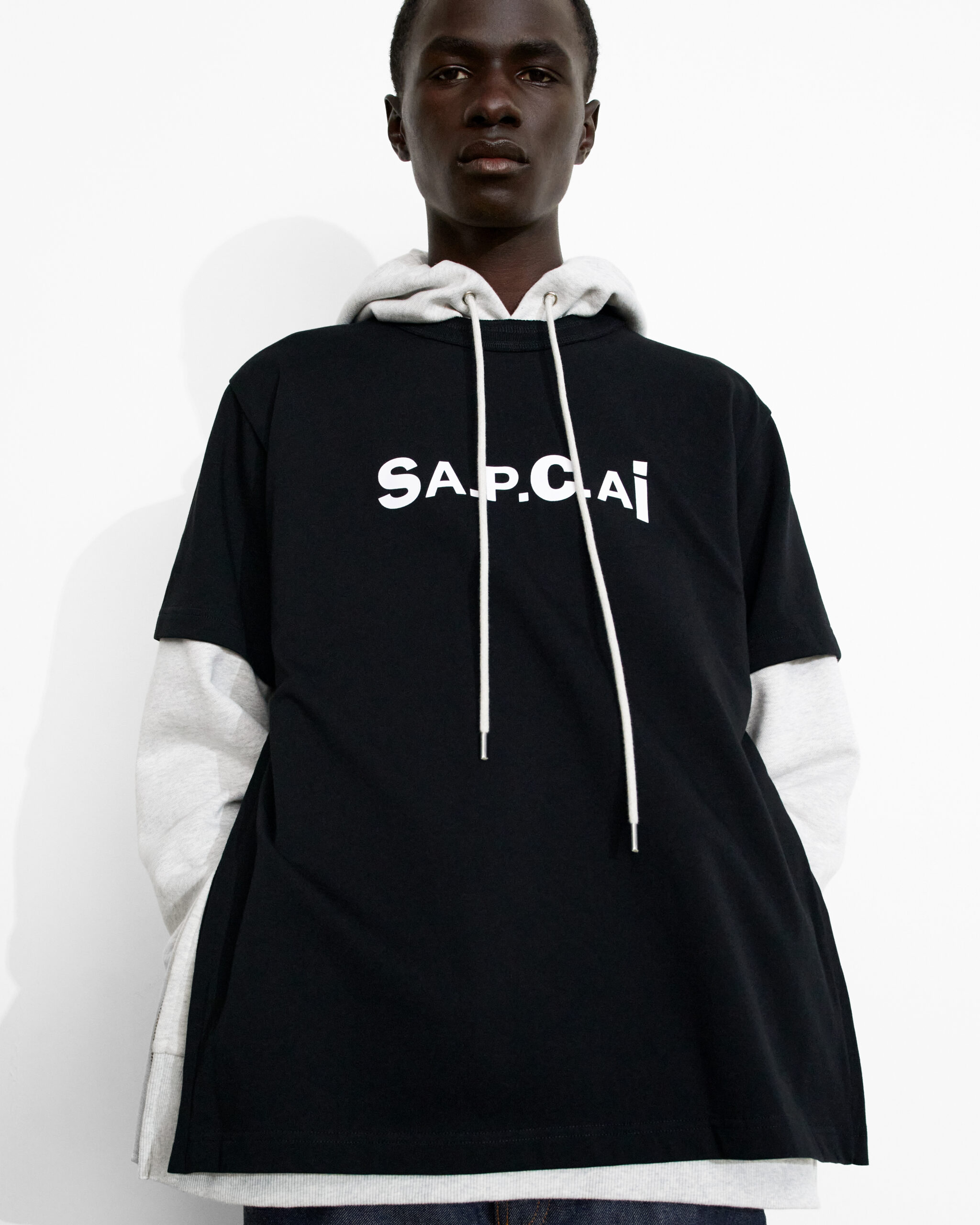 コットン100%sacai × A.P.C. サカイ アーペーセー  コラボTシャツ Mサイズ