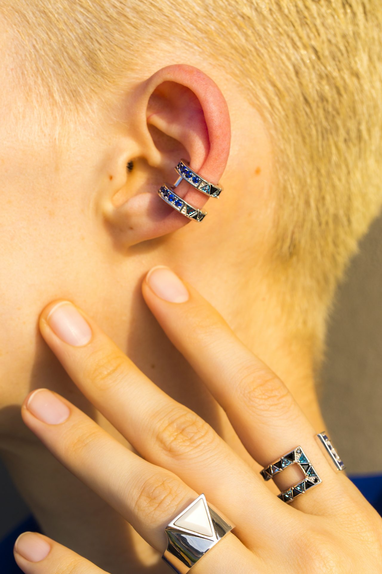 Jewelry gives the beauty of strength. 