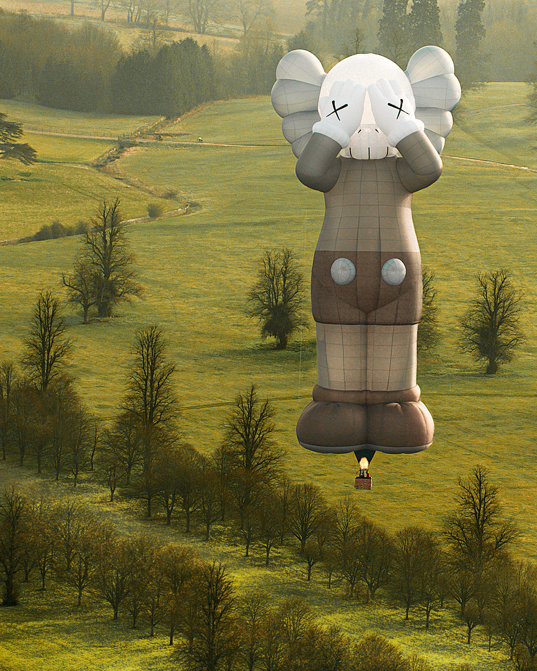 カウズのコンパニオンが世界最大級の熱気球となって登場 「KAWS カウズのコンパニオンが世界最大級の熱気球となって登場 「KAWS