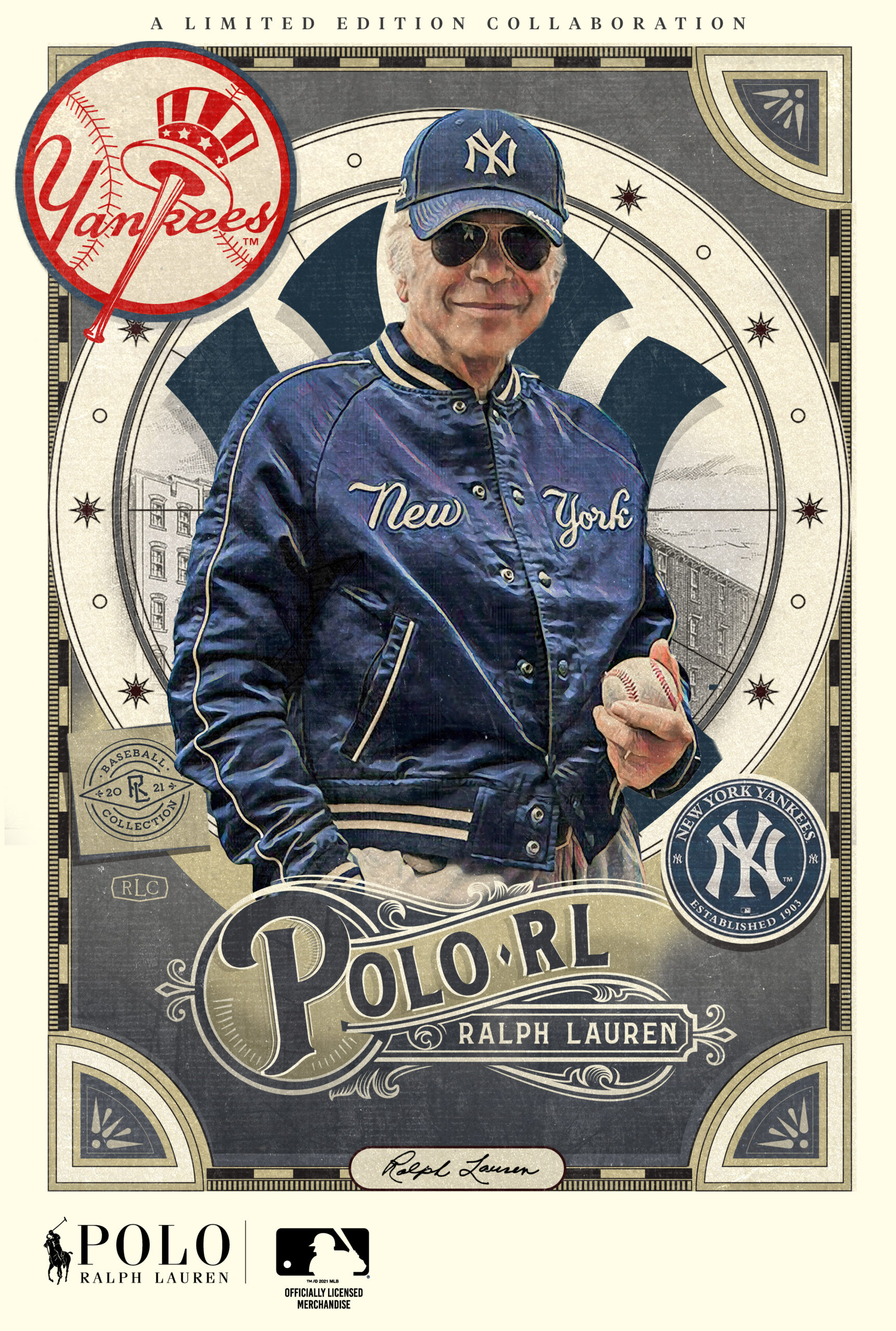 新品L】Ralph lauren×MLB コラボ スタジアムjkt ヤンキース 公式サイト