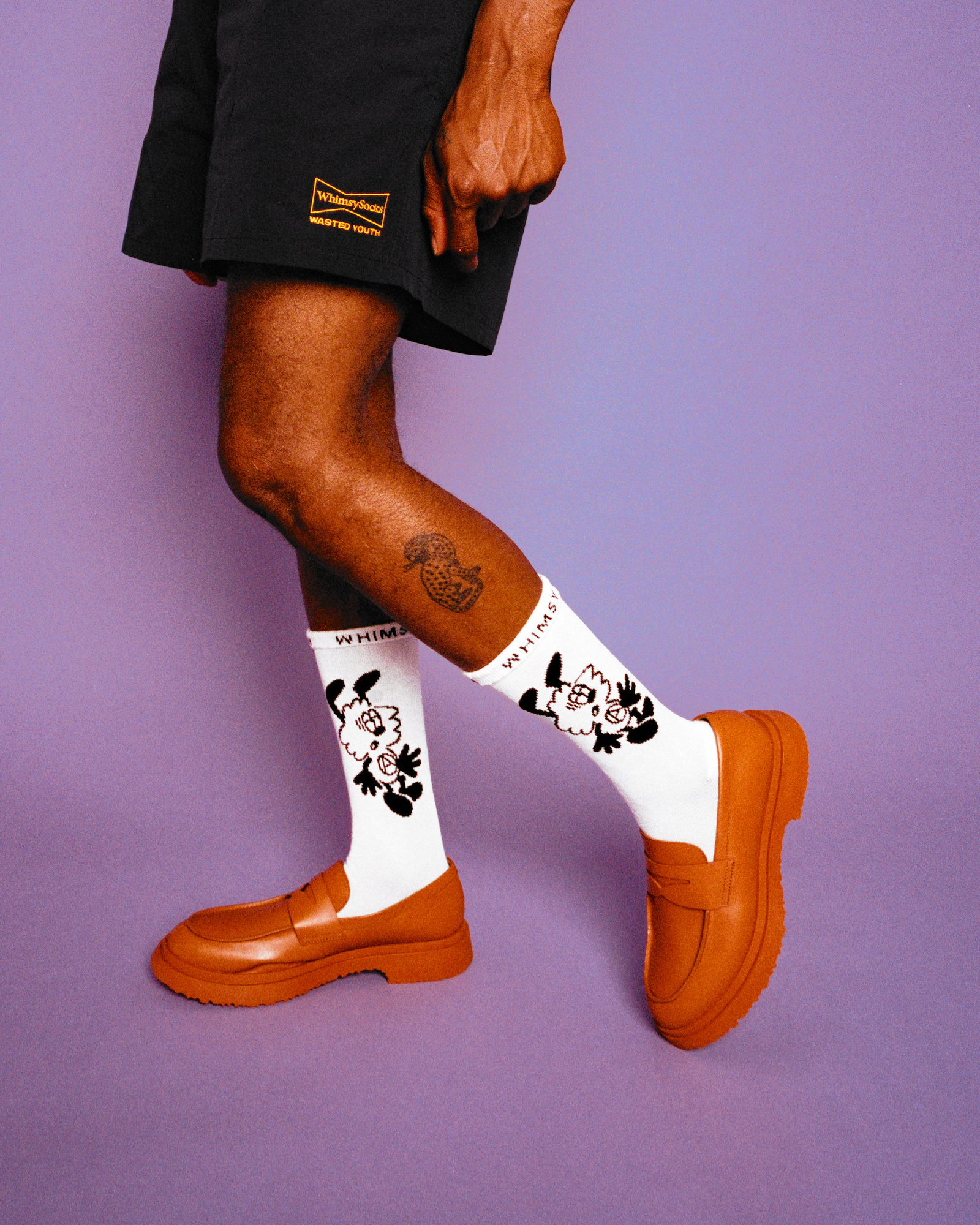 メーカー再生品 wasted youth whimsy socks クルーネック トレーナー