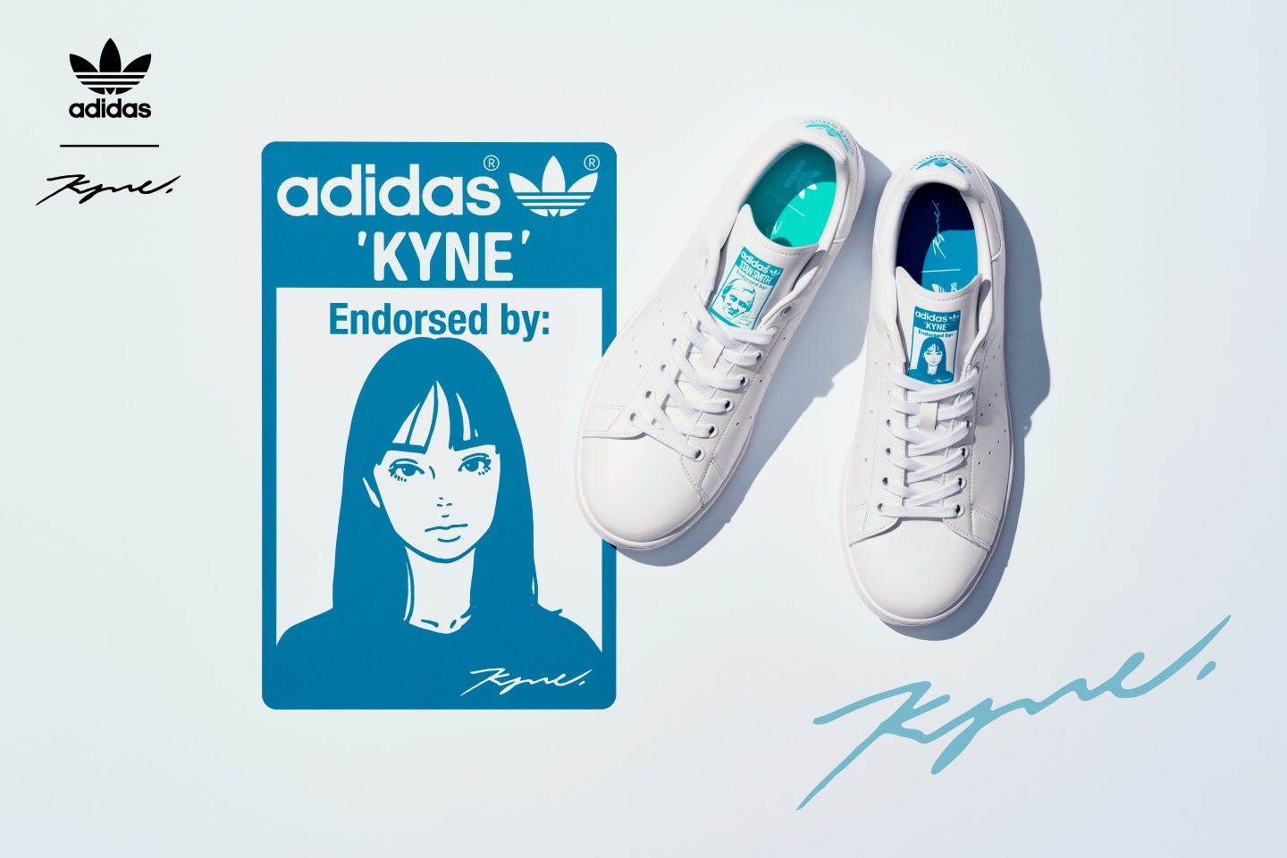 kyne × adidas コラボT Lサイズ 新品