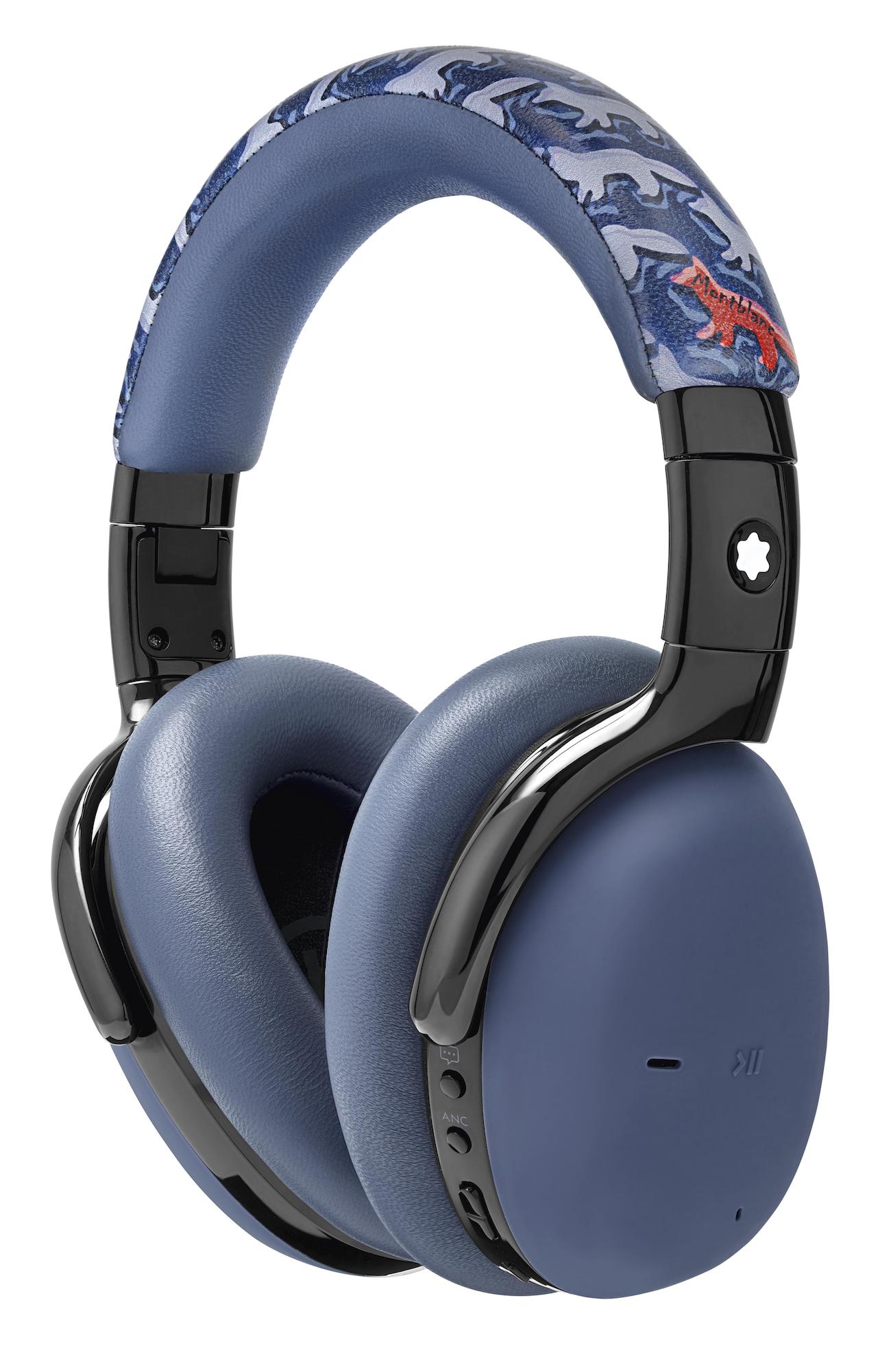 モンブラン」と「メゾン キツネ」のカプセルコレクション 赤いキツネが