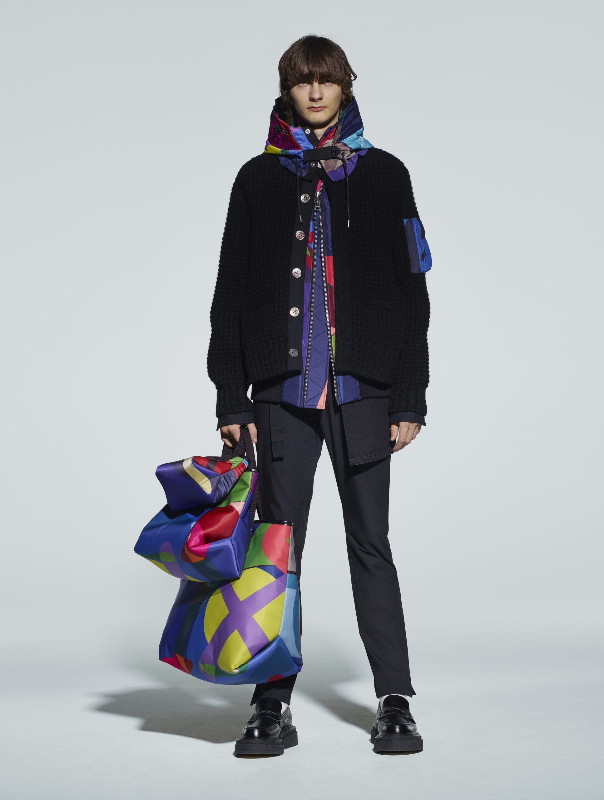 激レア！sacai kaws トートバッグ トート 21aw tote ラージ