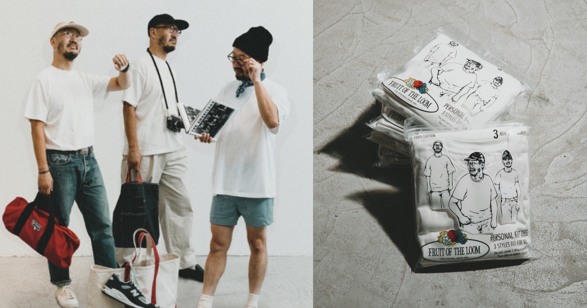 レショップ」の金子恵治が監修した「3パックTシャツ」発売 - TOKION