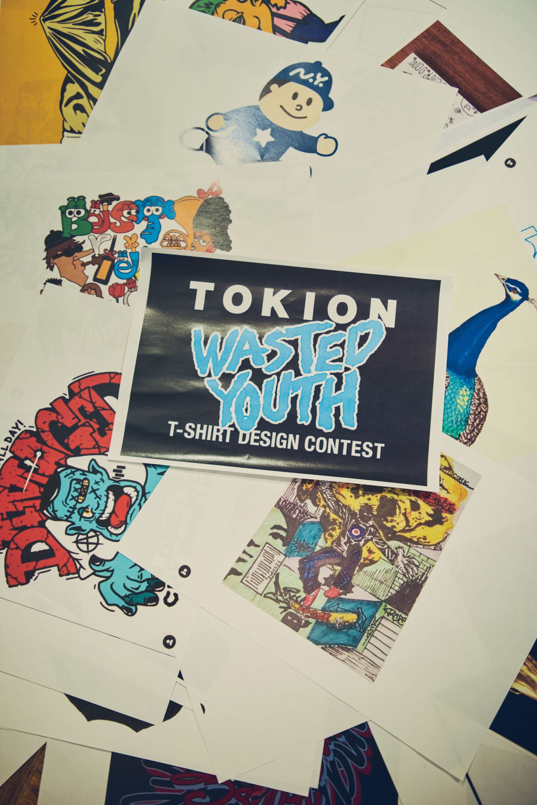 Which Artwork did VERDY Choose for the TOKION x Wasted Youth T 