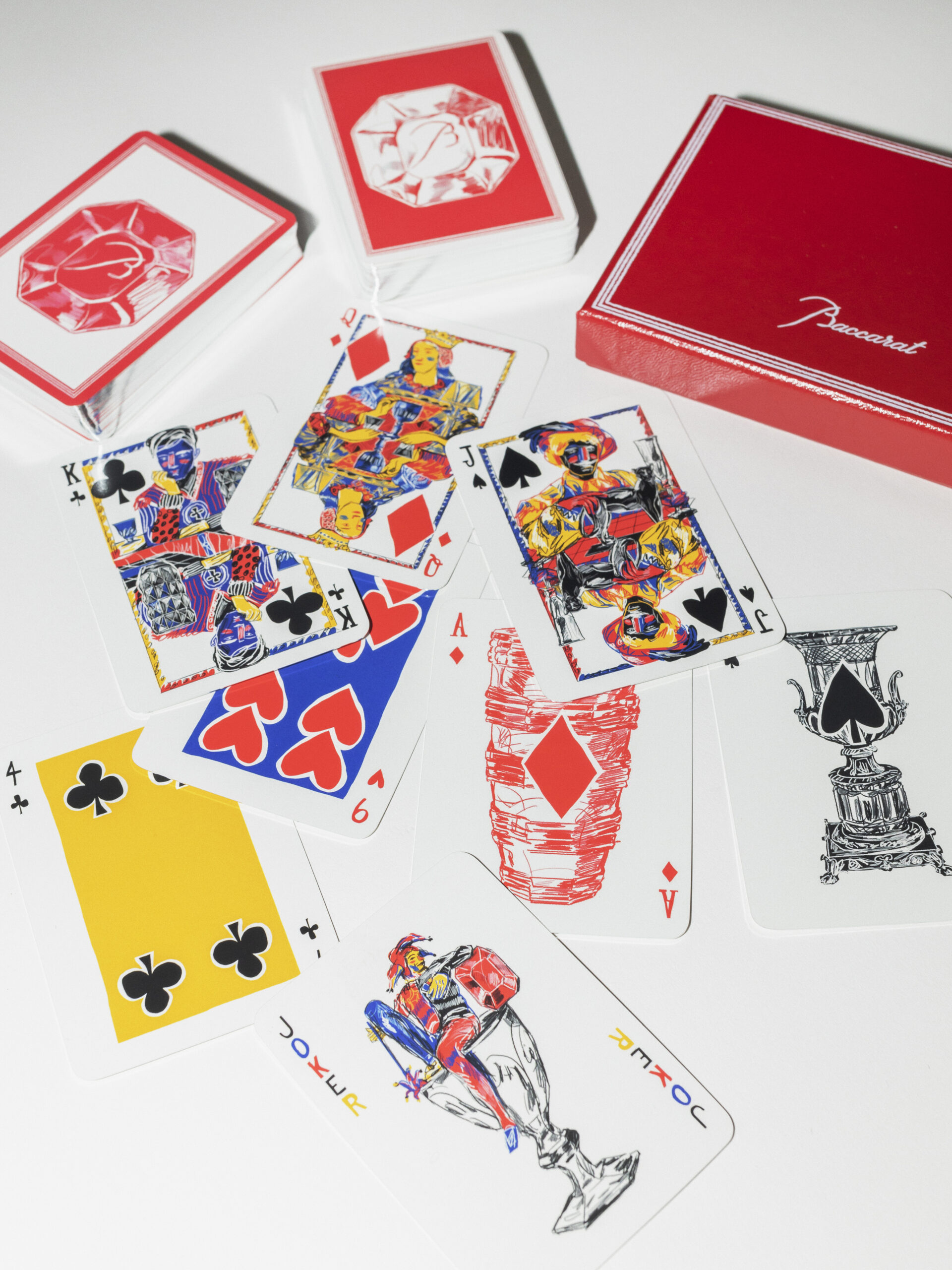 「バカラ」のポーカートランプカード（2セット入り）