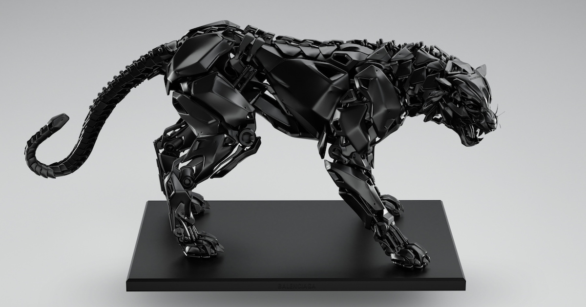 バレンシアガ」がトラのオブジェを世界15体限定で発売 - TOKION