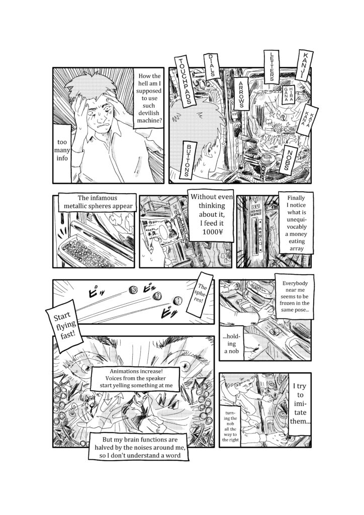 “The First Experience of Pachinko—How did it go?” Manga Series: Italian Manga Artist Peppe’s Encounter with Japanese Culture Vol.2