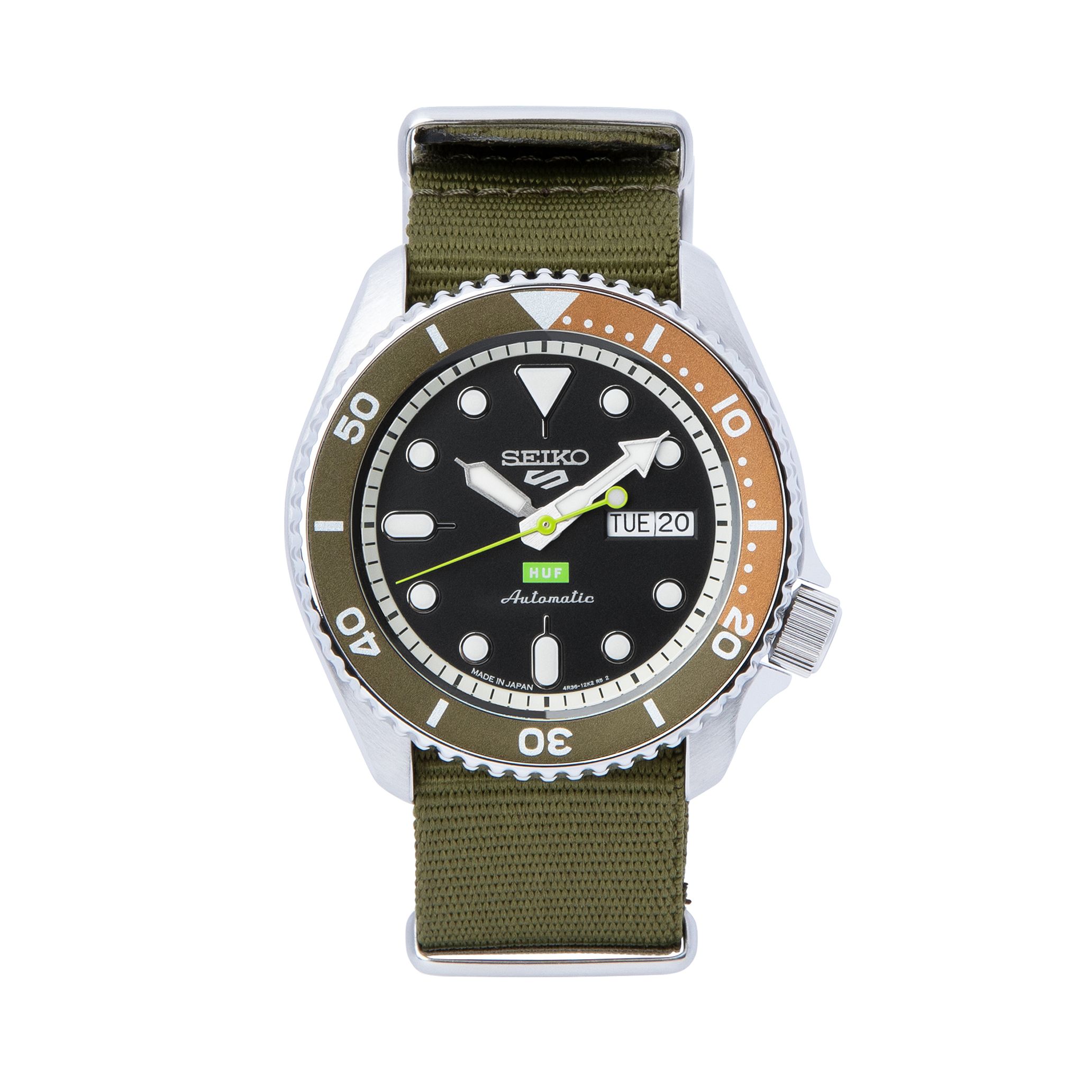 試着のみ SEIKO 5 SPORTS HUF LIMITED EDITION - 時計