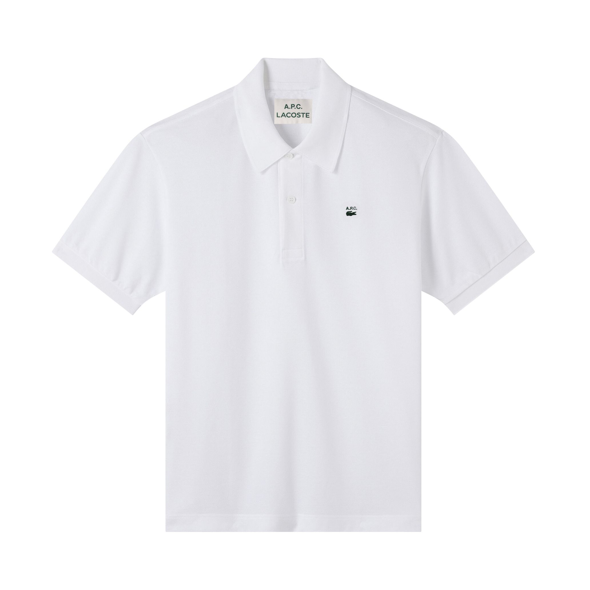 A.P.C. x LACOSTE コラボ半袖 ポロシャツ トップス ポロシャツ