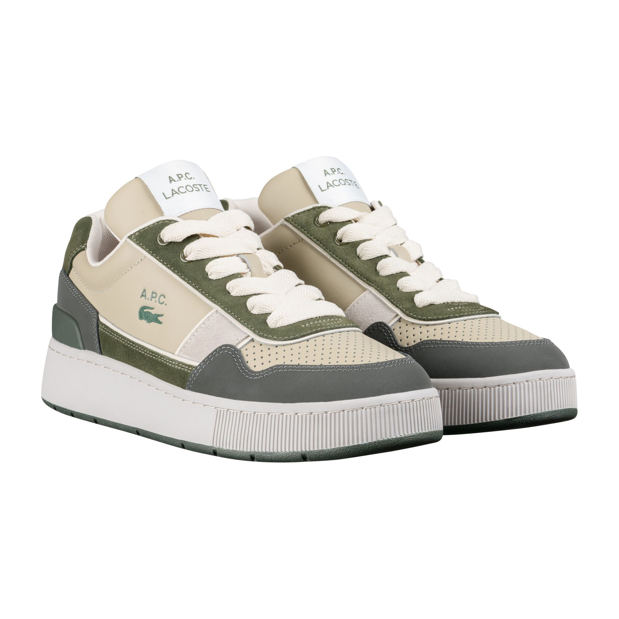 lacoste ラコステ a.p.c アーペーセー コラボスニーカー - スニーカー