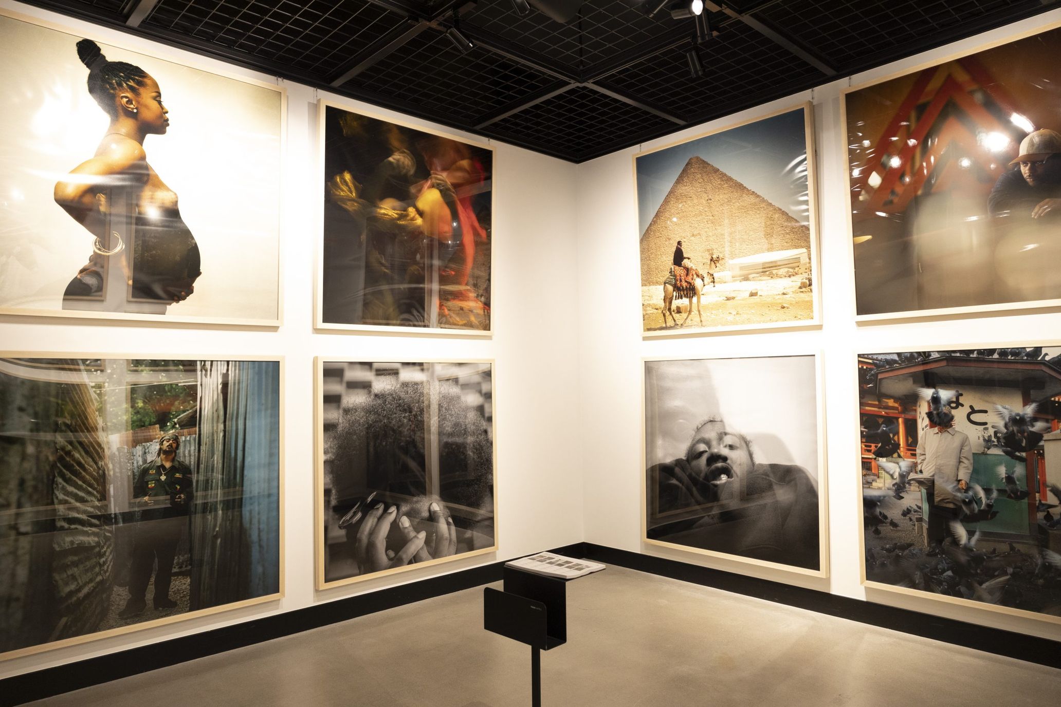The exhibition view of Tried by Twelve: photography by B+