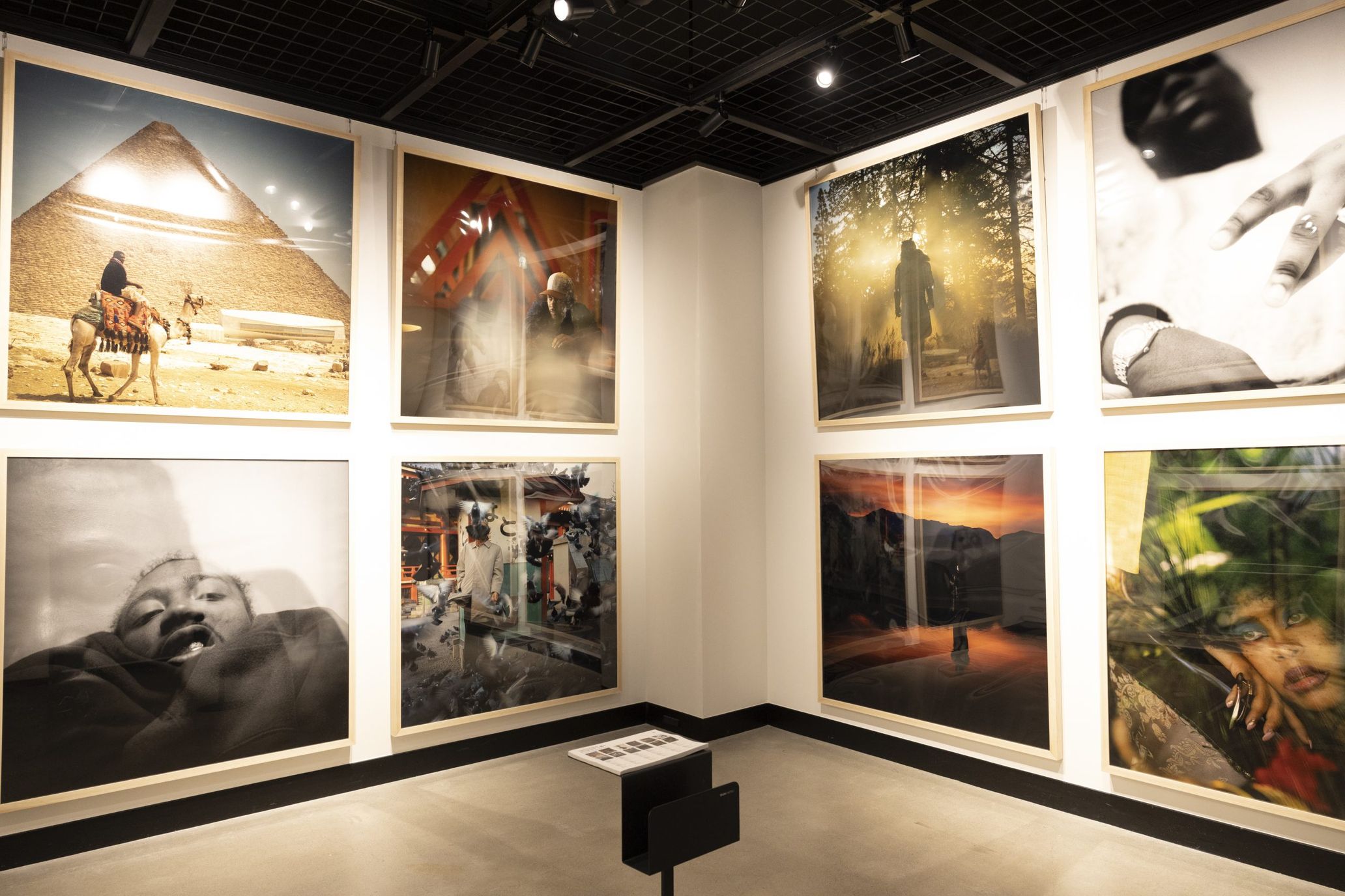 The exhibition view of Tried by Twelve: photography by B+