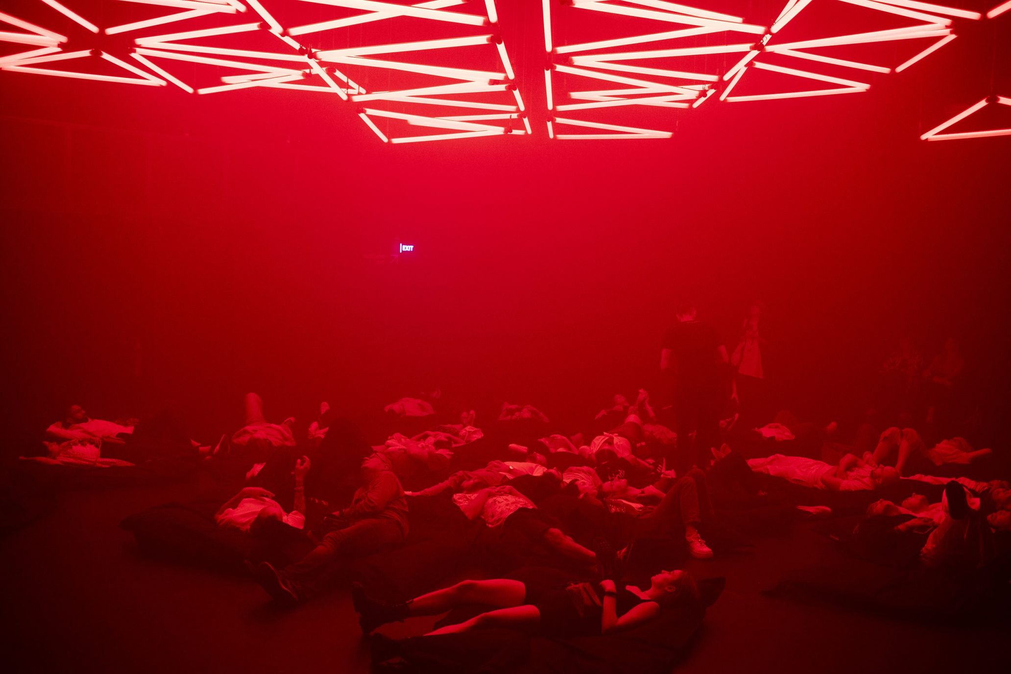Light Installation DARK MATTER; Kyoka and Yone-ko Colors the Party in Berlin