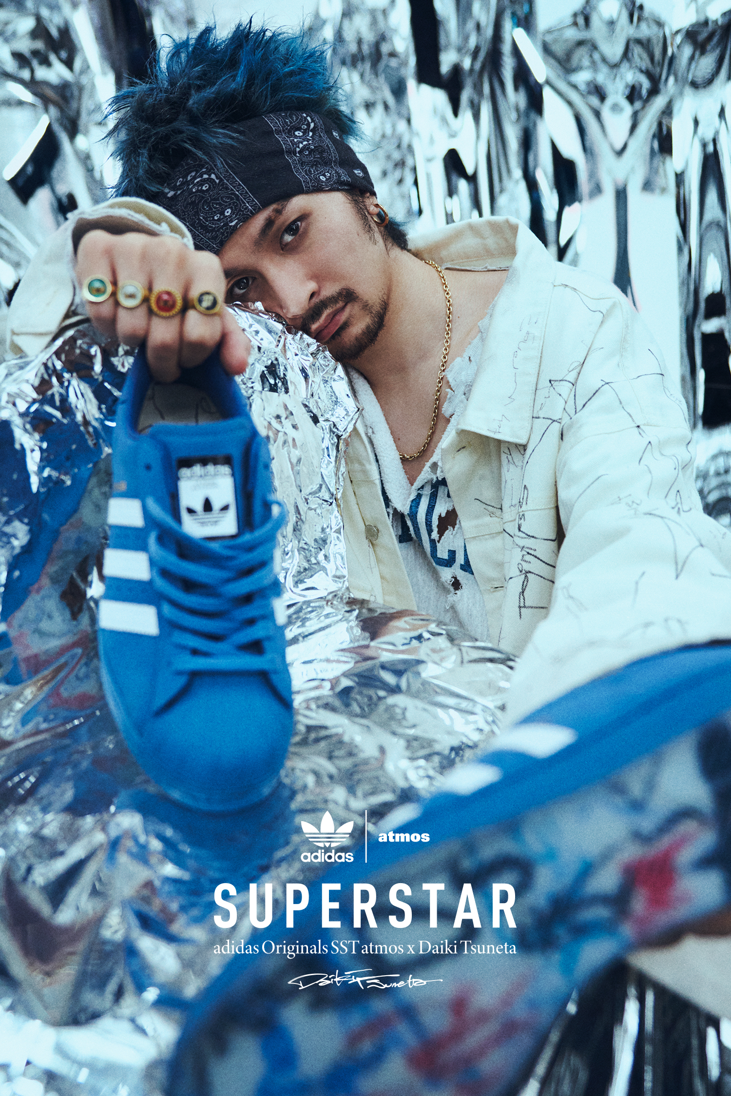 常田大希 daiki tsuneta adidas superstar 24cm | labiela.com