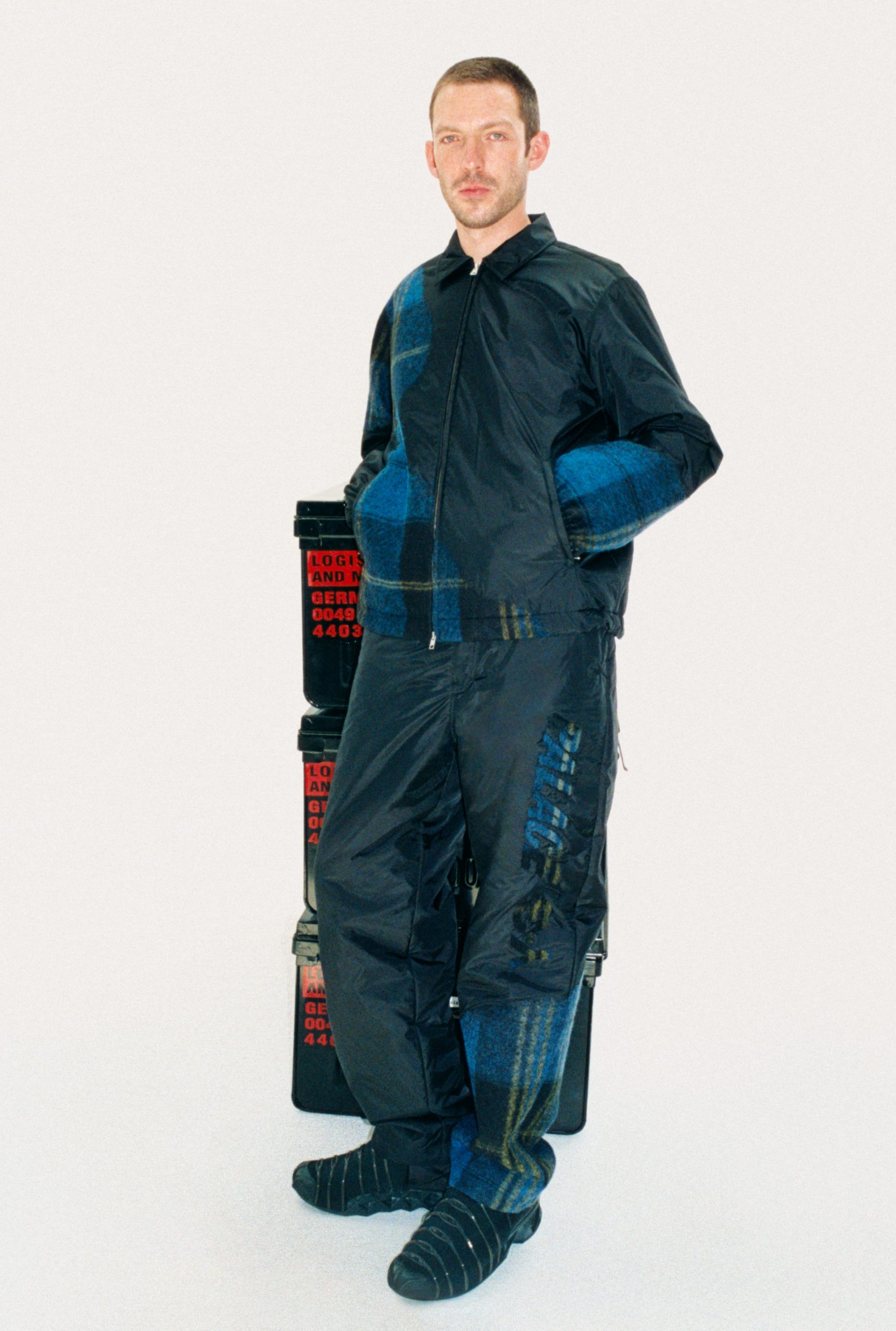 パターン M 新品 palace skateboards Y-3 ジャージ トラックトップ