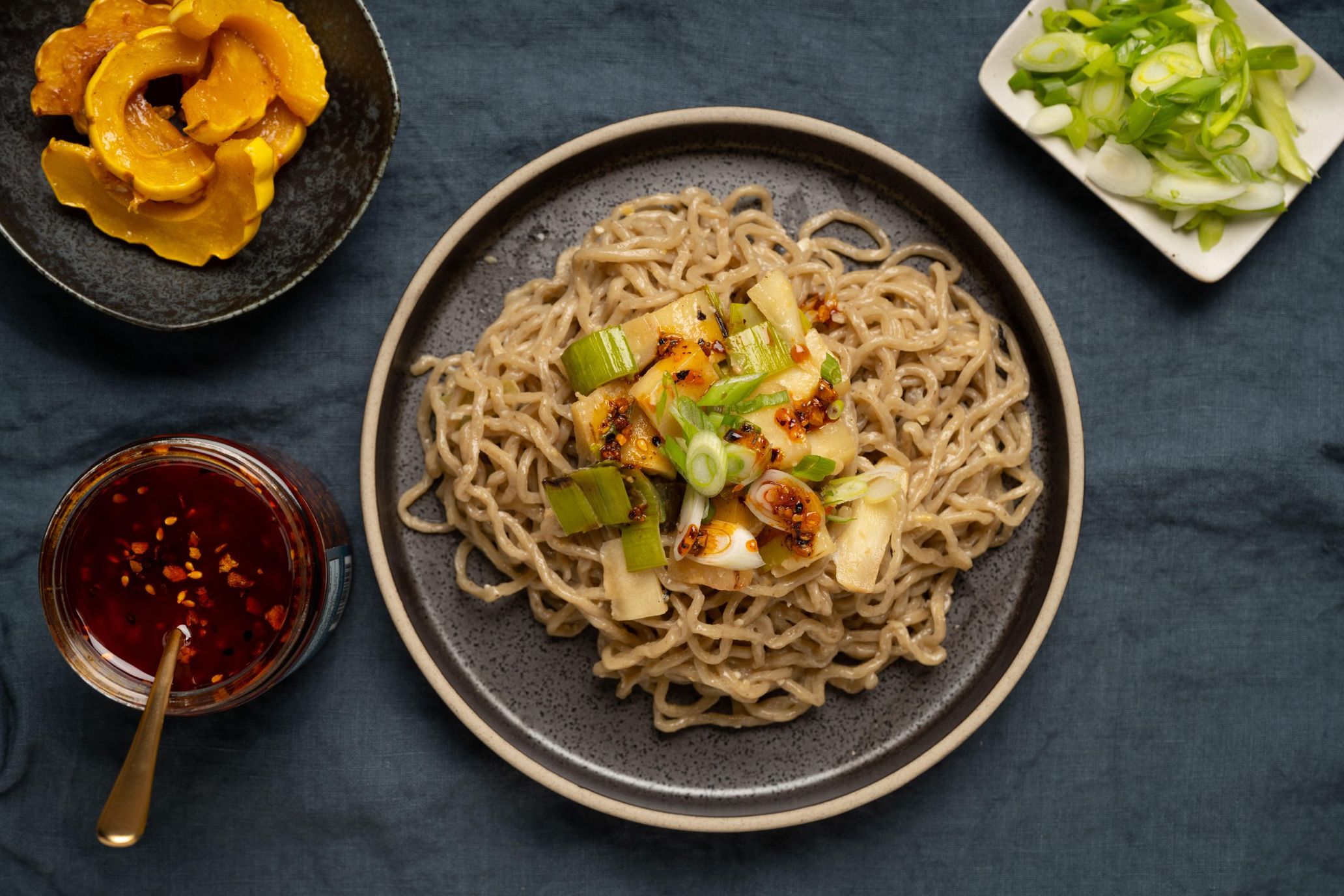 The recipe for Jorinji Miso’s cream miso pasta, given to Portland noodle maker Umi Organic, is a hit even among those who don’t love ramen.
Photography Shawn Linehan