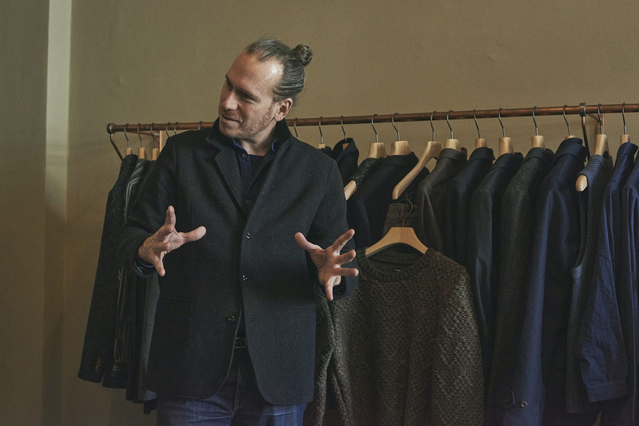 Frank Leder pays detailed attention to materials and vintage