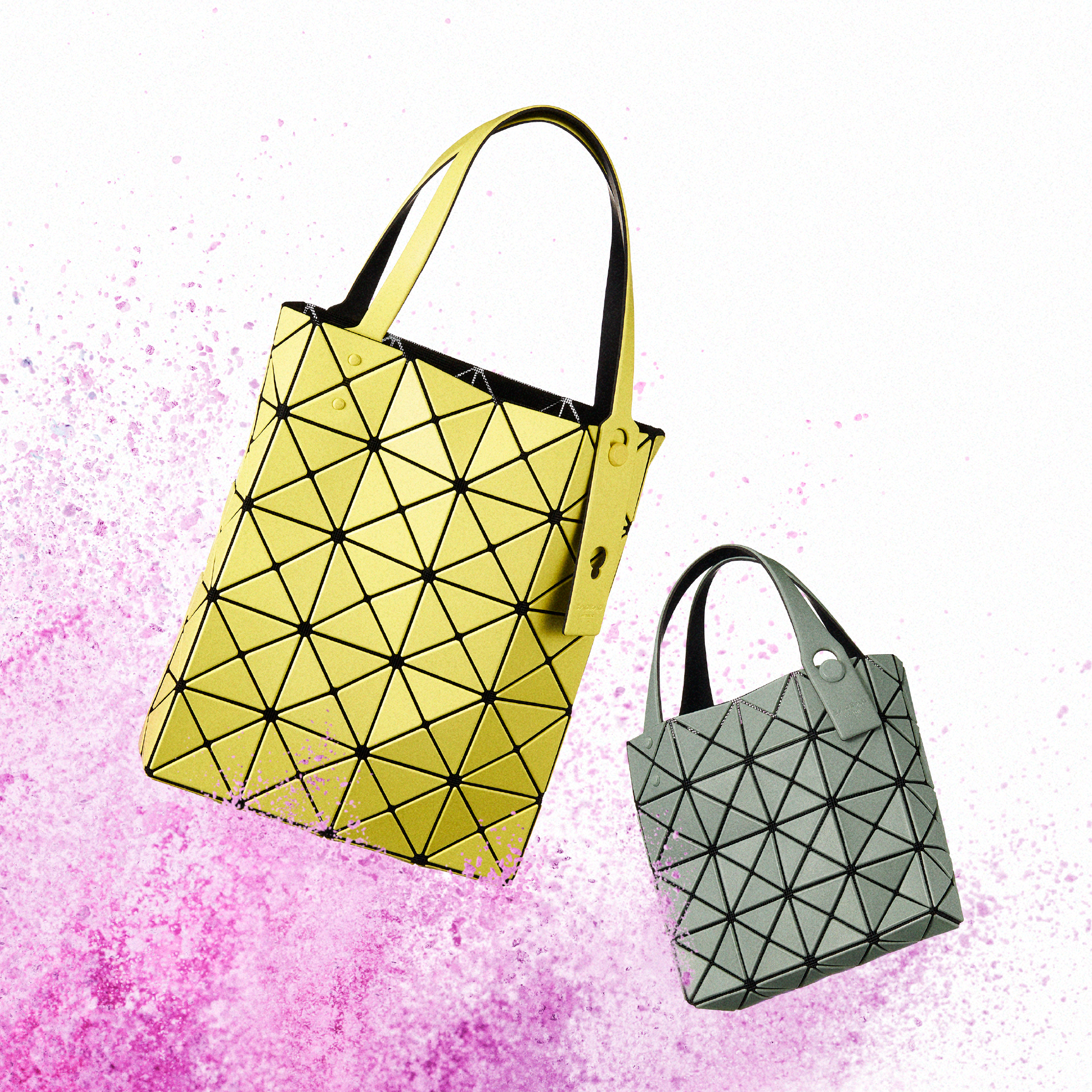 BAO BAO ISSEY MIYAKE バオバオ イッセイミヤケ レインボー - トートバッグ