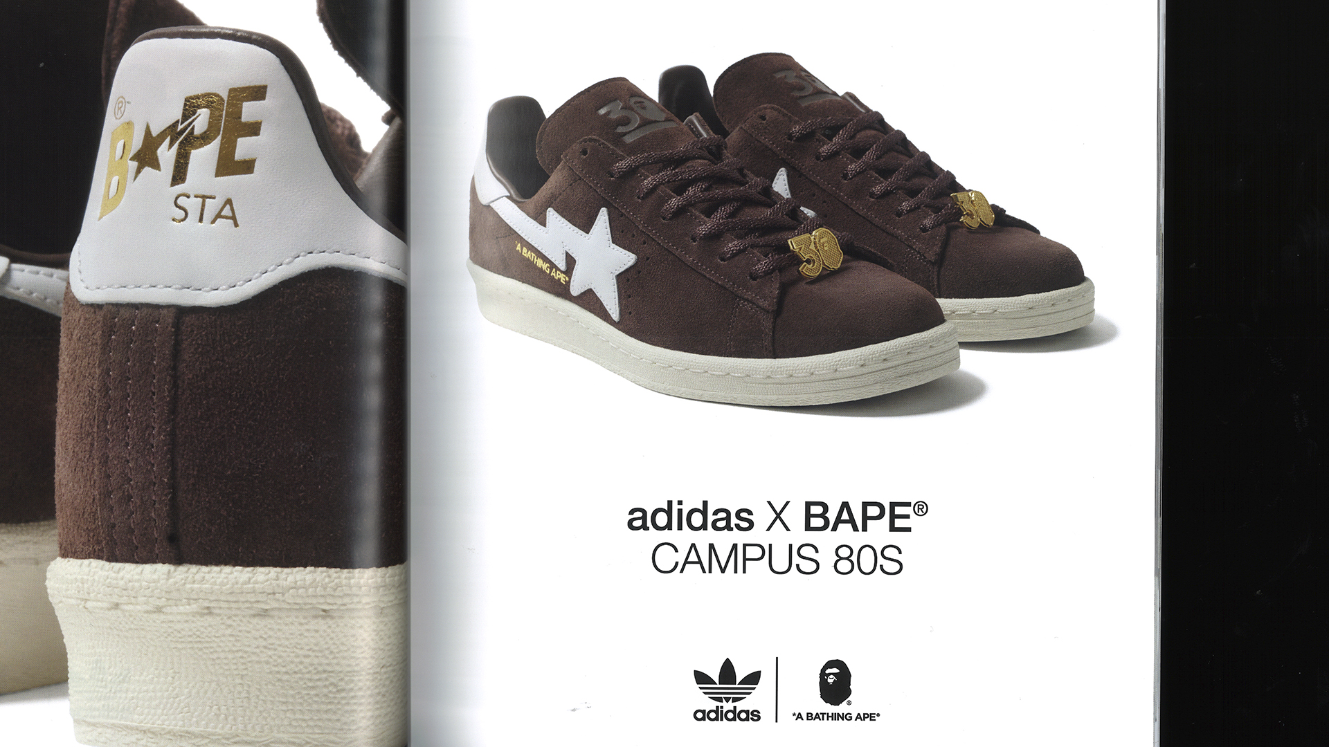 コンバース【新品未使用】adidas x BAPE Campus 30周年 28.5cm
