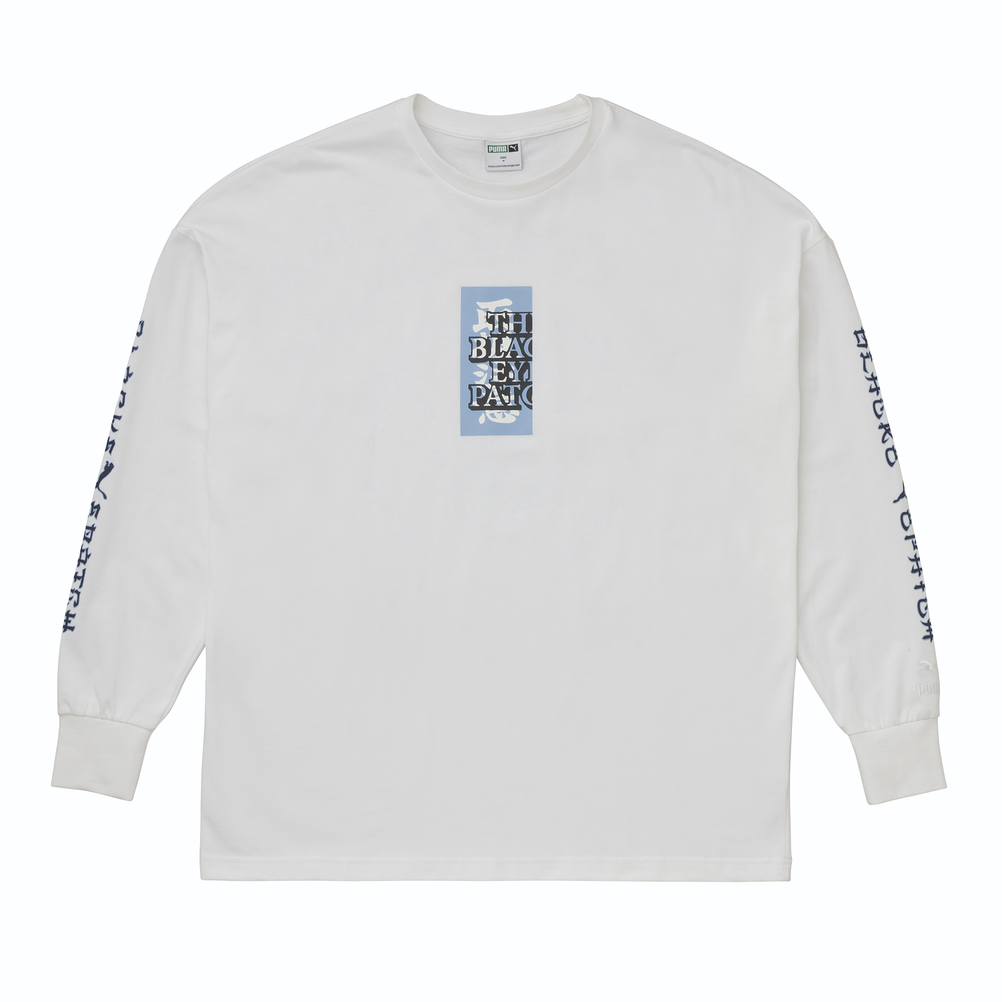 ブラックアイパッチ×マンC×PUMAのトリプルコラボロンT - Tシャツ