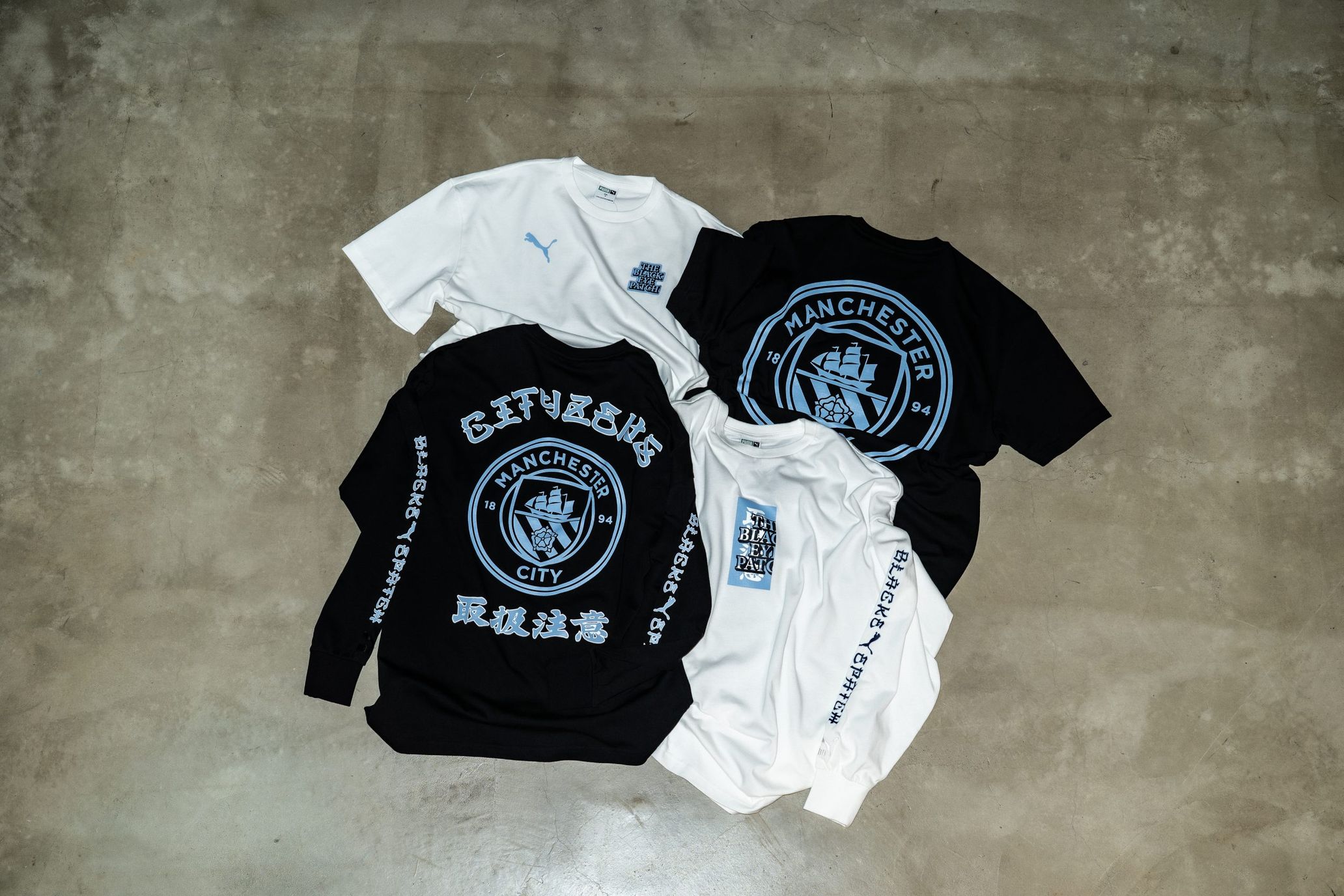 Puma x MCFC x BlackEyePatch Tシャツ 黒 M プーマ ブラックアイパッチ