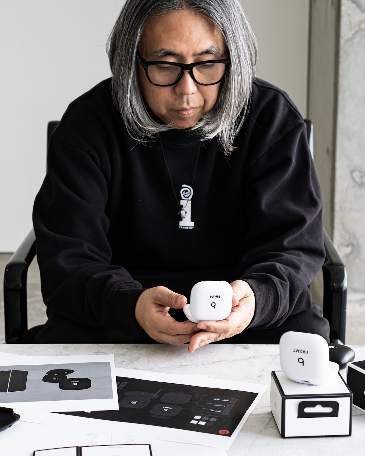 新品 FRAGMENT x Beats Fit Pro  フラグメント ホワイト