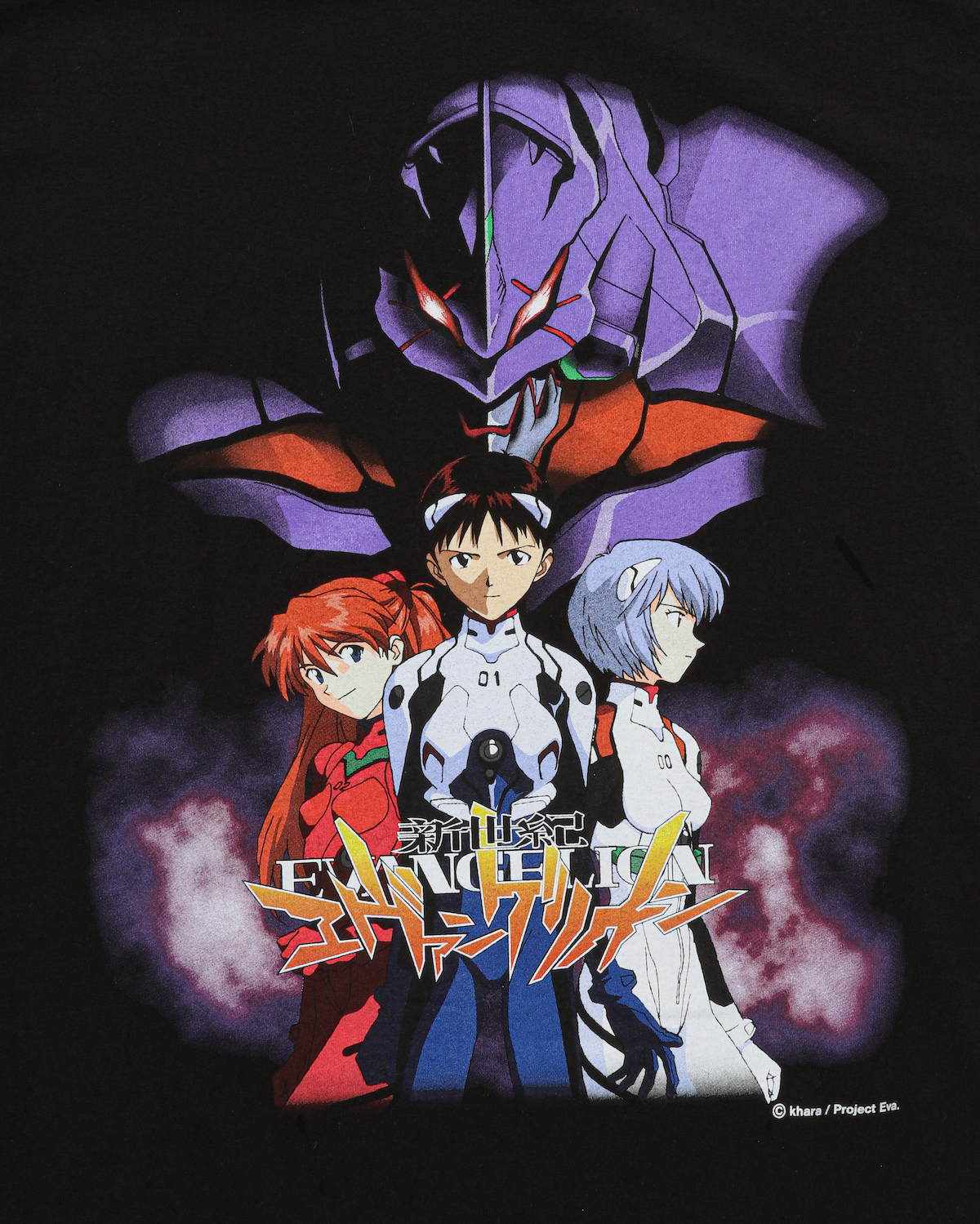 90sアニメ 新世紀エヴァンゲリオン デッドストック Tシャツ-