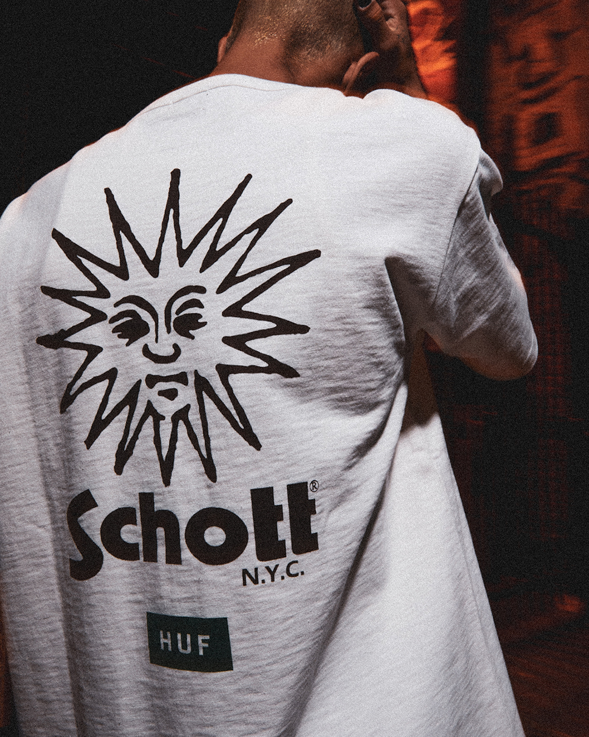 HUF ×schott コラボTシャツ！Mサイズ⭐︎ - dreamcatchersproductions.com