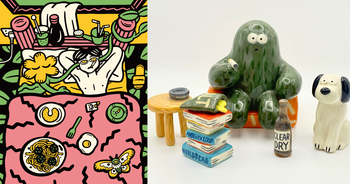イラストレーター＆アーティストのオザキエミが関西初の個展『BY