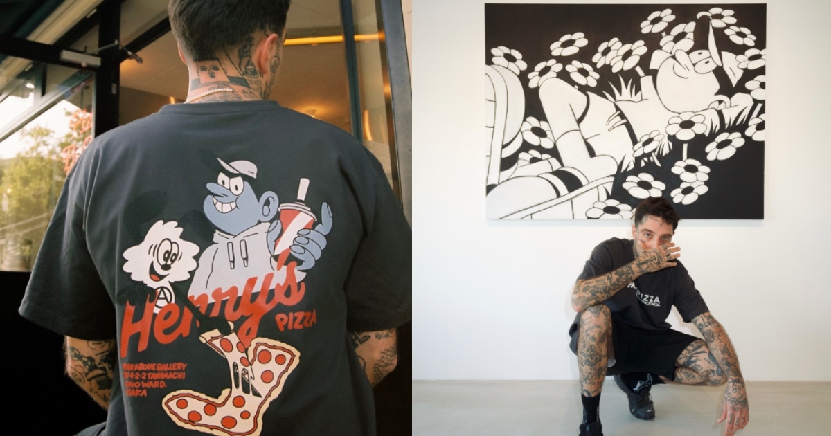 グラフィティライターのルゴシスが大阪で展示を開催 VERDYや