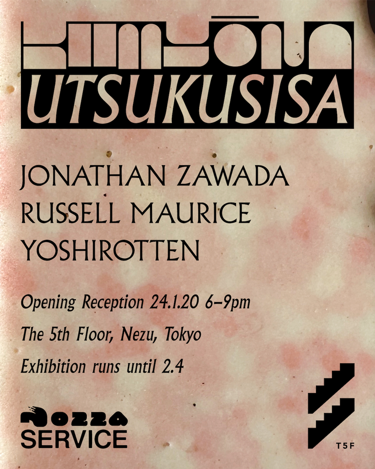 The 5th Floor」と「Nozza Service」による企画展「KIMYŌNA UTSUKUSISA 